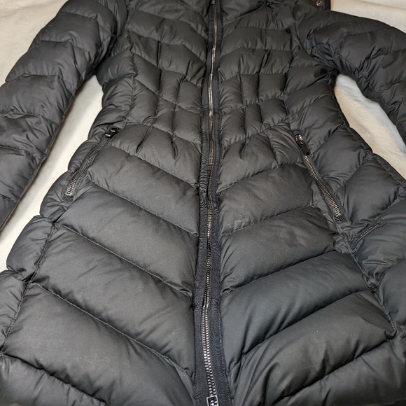 Athleta Black Long Puffer Parka - Picture 7 of 15